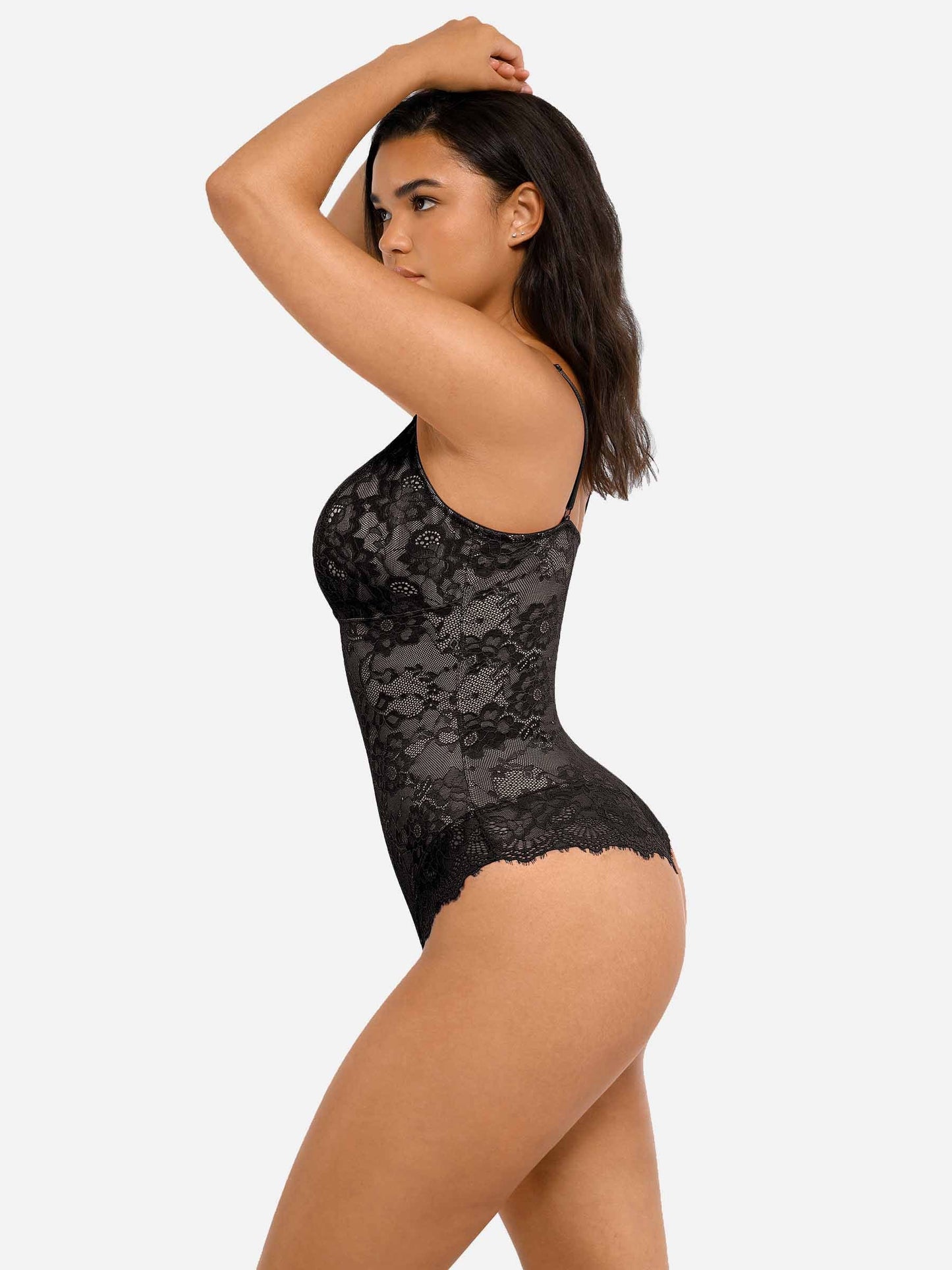 Feelingirl Body en Dentelle à Encolure en V