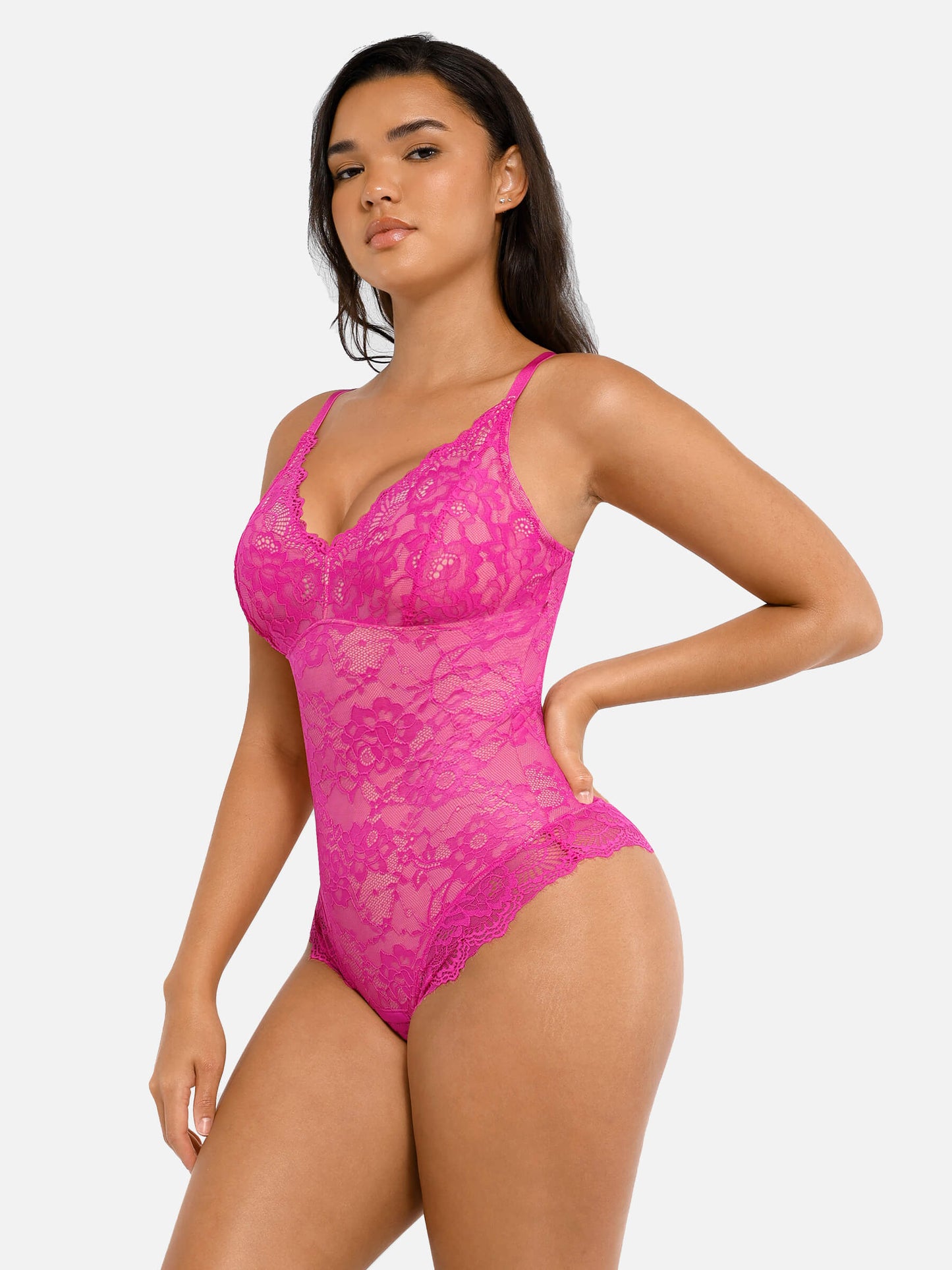 Feelingirl Body en Dentelle à Encolure en V