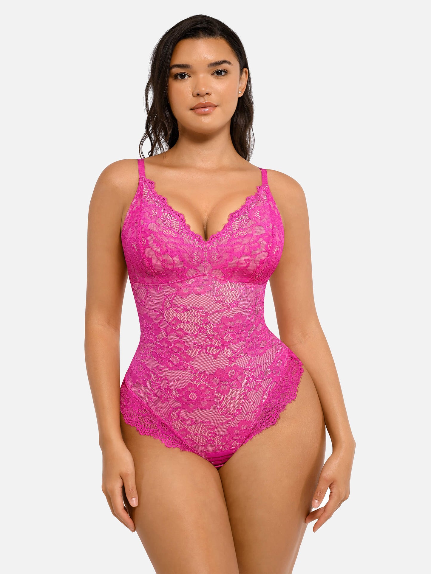 Feelingirl Body en Dentelle à Encolure en V