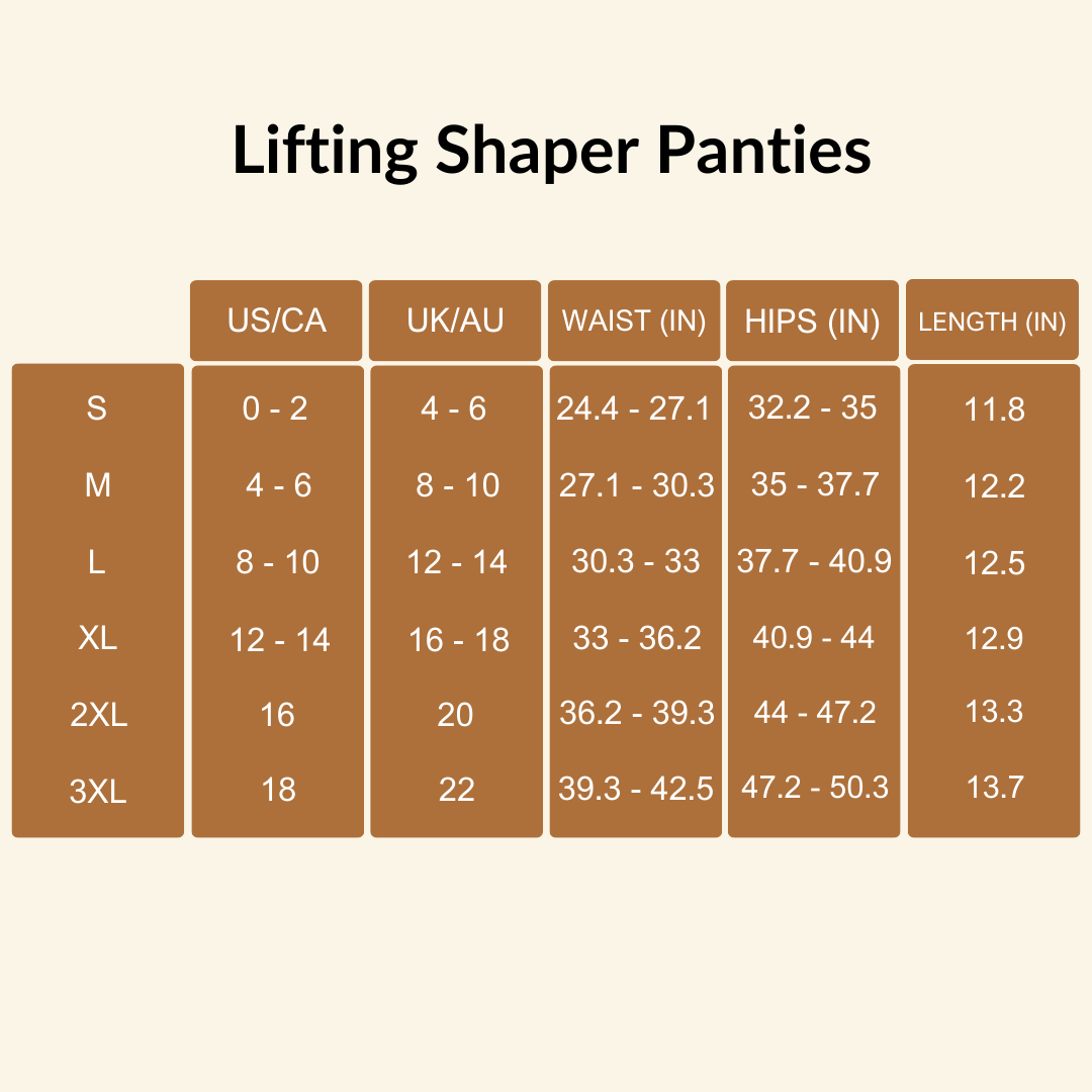 Culottes Gainantes Lifting des Fesses