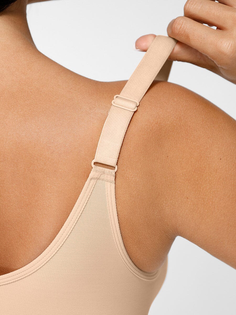 Feelingirl Soutien-gorge de Compression Post-chirurgical à Couverture Complète avec Fermeture Frontale pour Mastectomie