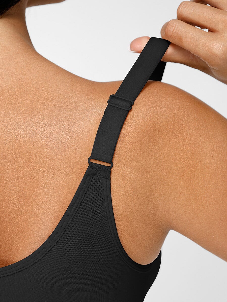 Feelingirl Soutien-gorge de Compression Post-chirurgical à Couverture Complète avec Fermeture Frontale pour Mastectomie