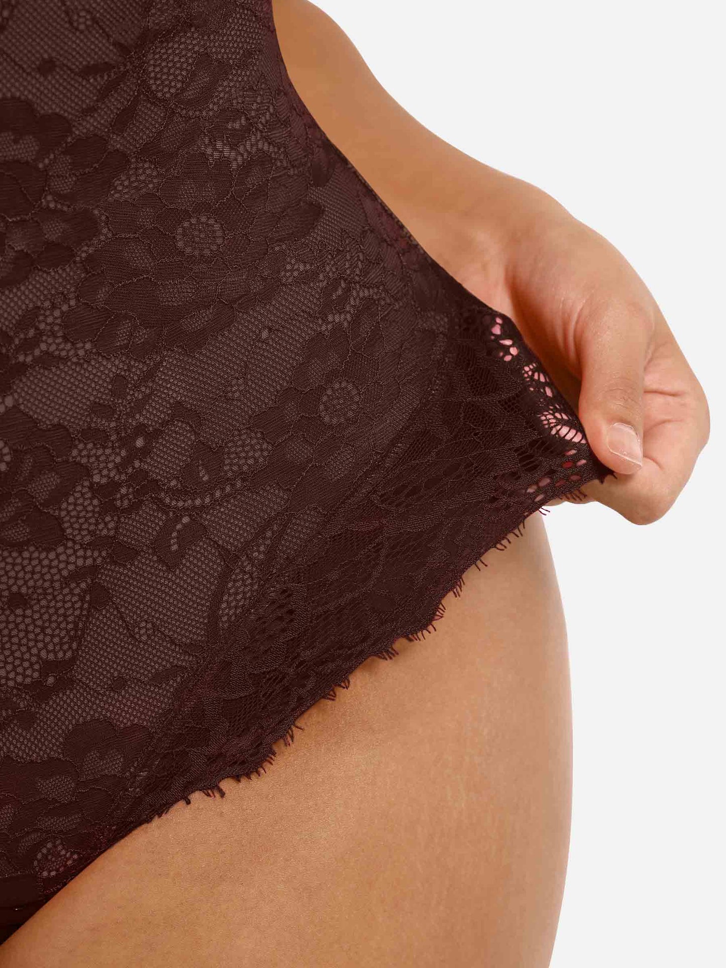 Feelingirl Body en Dentelle à Encolure en V