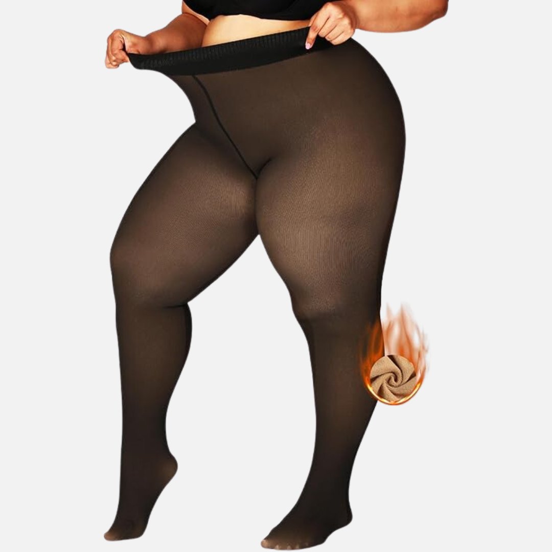 Leggings Doublés en Fleece Thermique