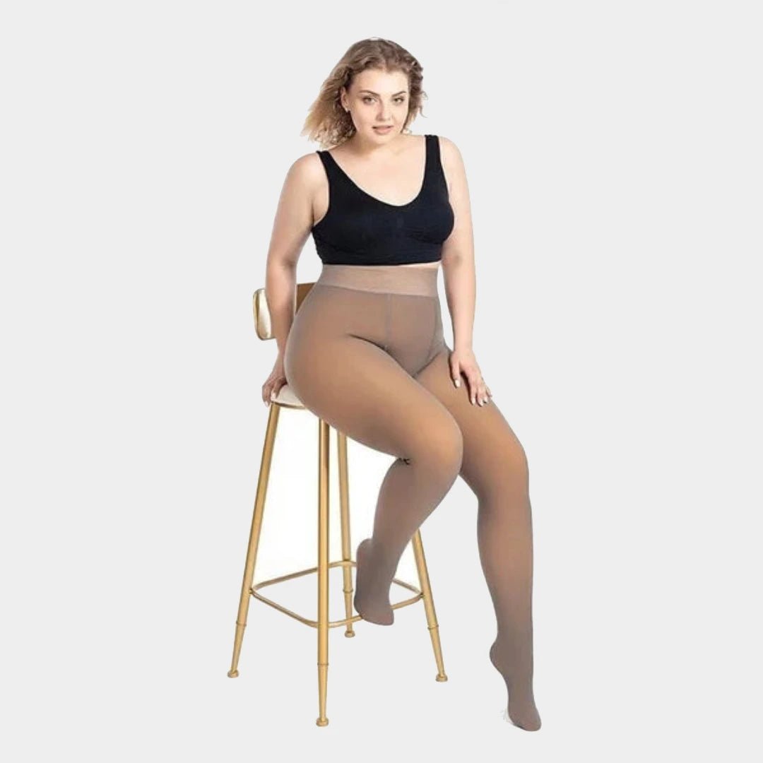 Leggings Doublés en Fleece Thermique