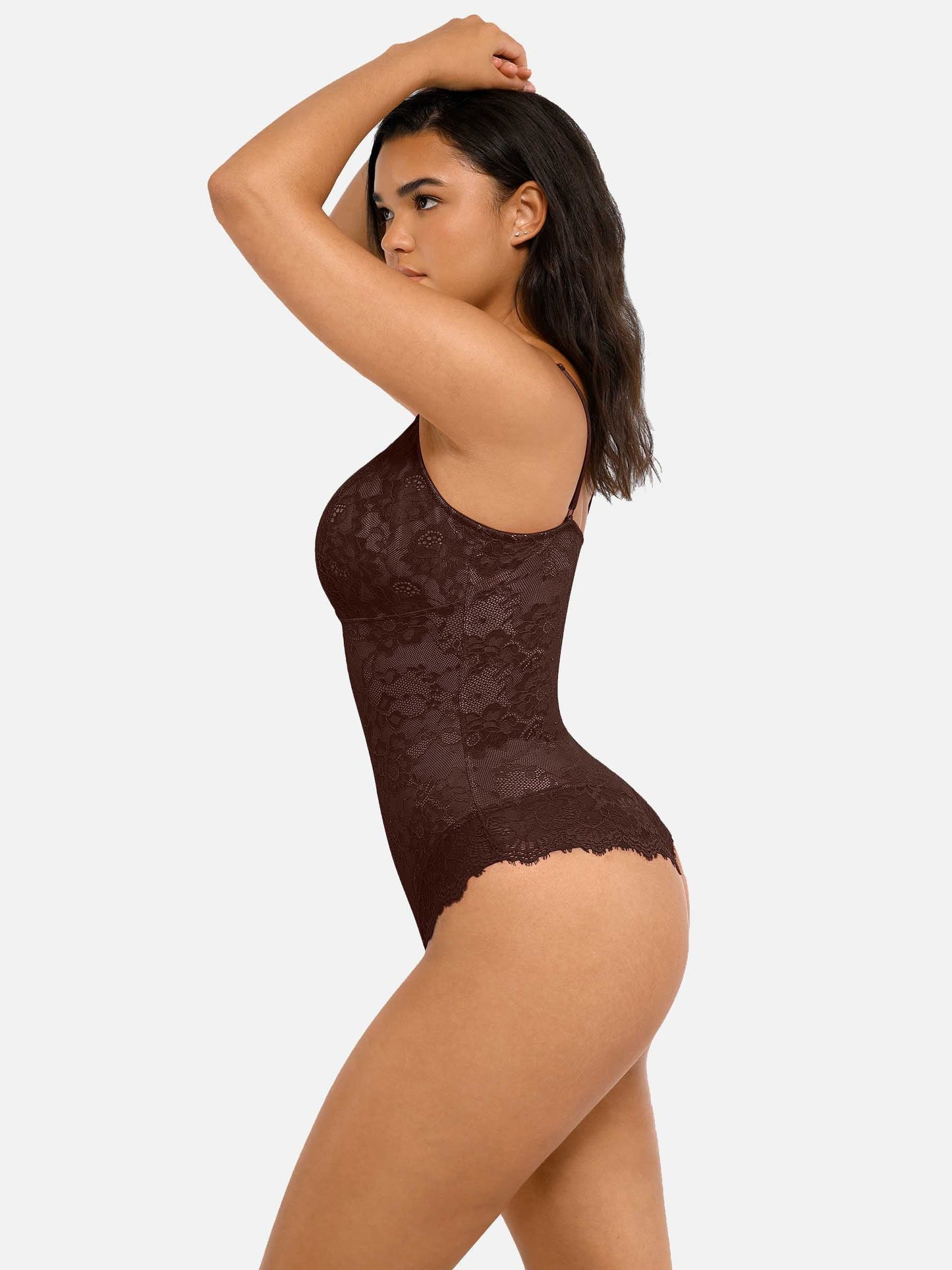 Feelingirl Body en Dentelle à Encolure en V
