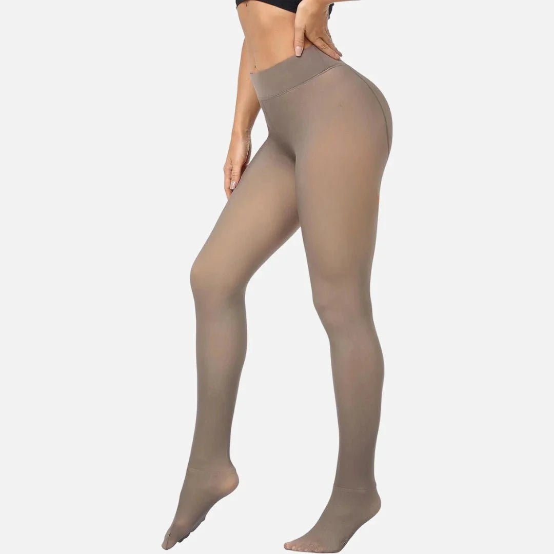 Leggings Doublés en Fleece Thermique