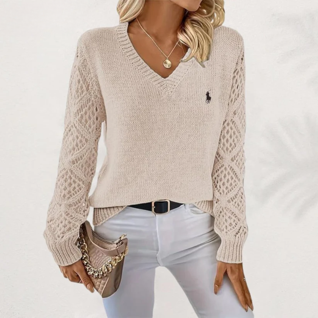 Pull en maille ajourée – Automne/Hiver