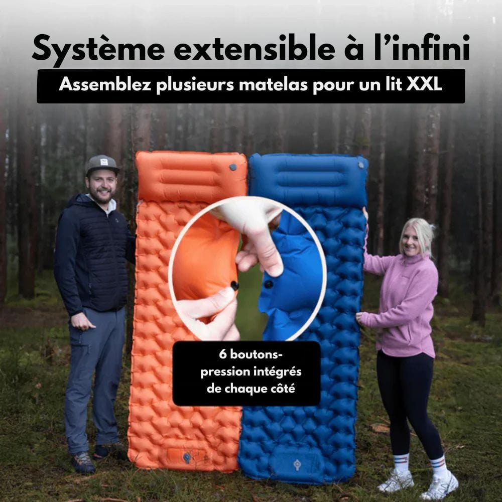 Matelas Gonflable Premium avec Pompe Intégrée – Résistant à l’Eau et à une Utilisation Intense