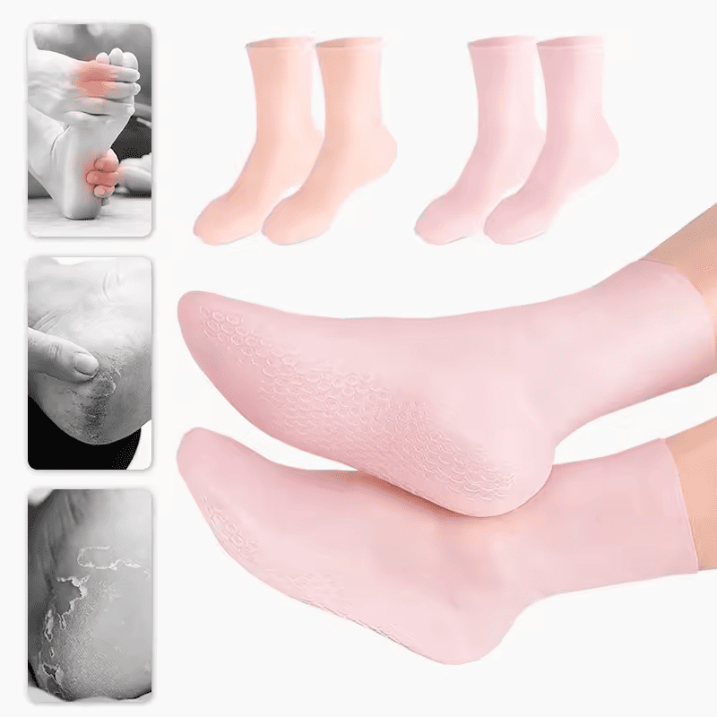 LureCare – Chaussettes hydratantes anti-fissures pour les pieds