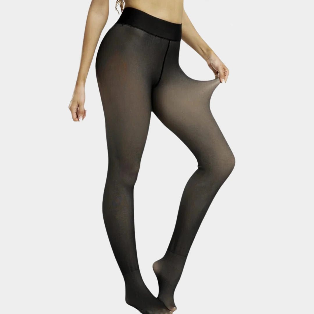 Leggings Doublés en Fleece Thermique