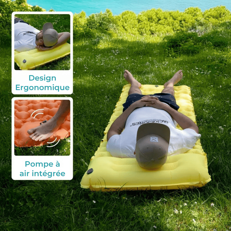 Matelas Gonflable Premium avec Pompe Intégrée – Résistant à l’Eau et à une Utilisation Intense