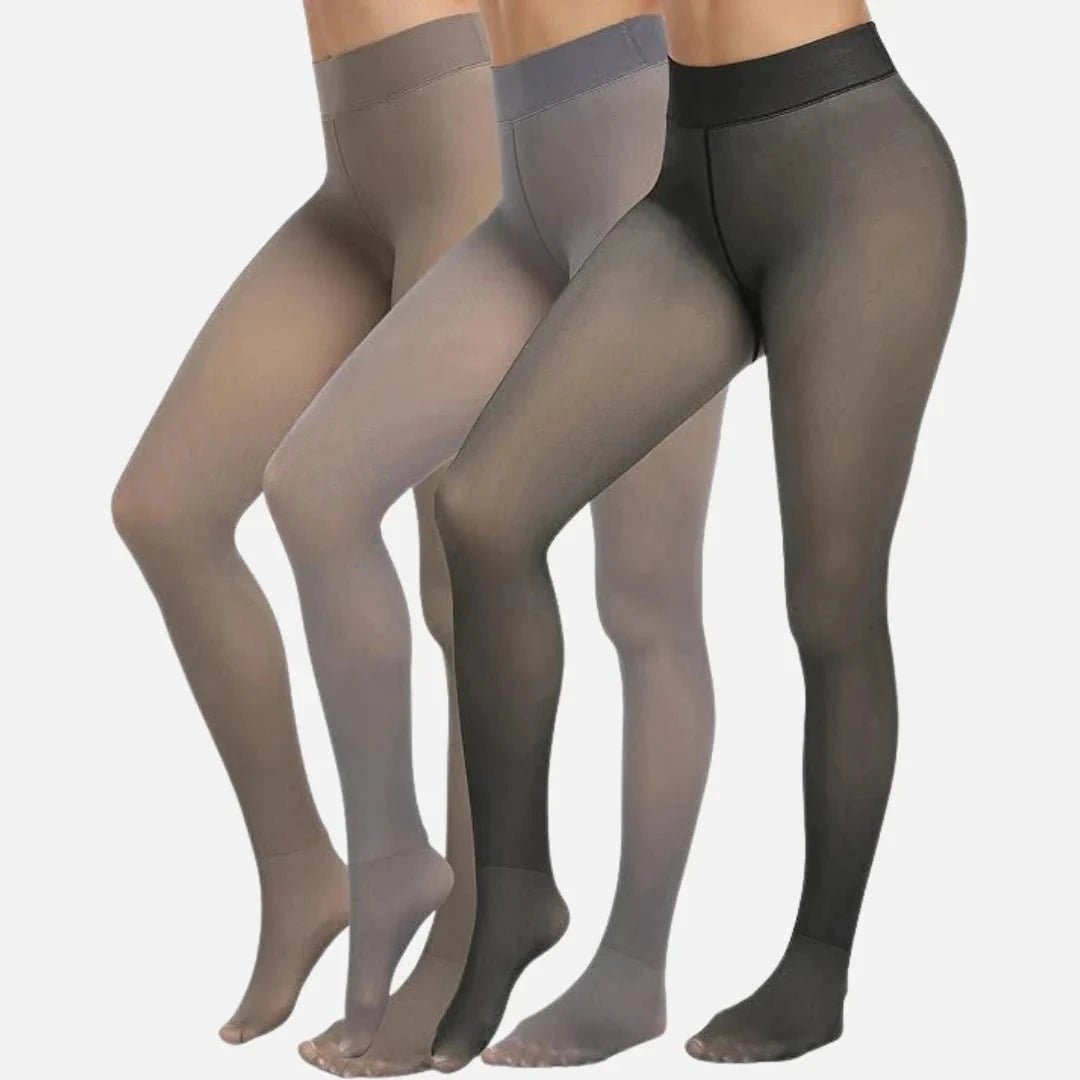 Leggings Doublés en Fleece Thermique