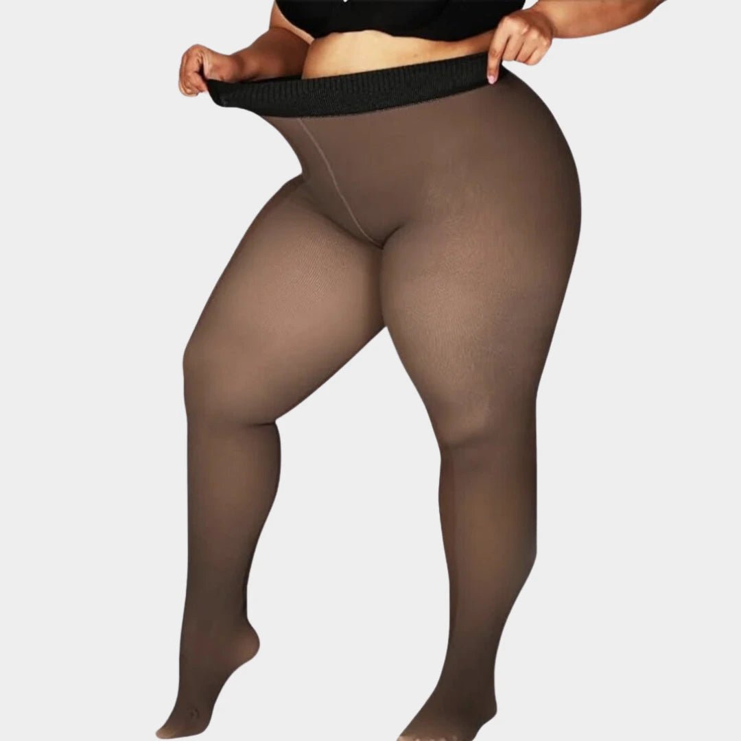 Leggings Doublés en Fleece Thermique